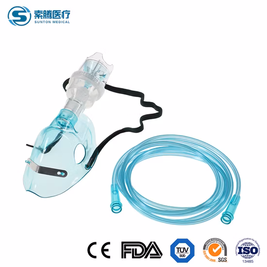 일회용 공장 의료 외과 병원 PVC CE FDA ISO 승인 CPR 산소 분무기 마스크
