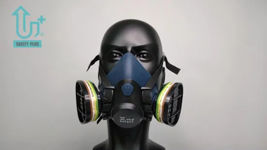반대로 산업 건설 먼지 방독면 반 얼굴 화학 안면부 재사용 가능한 호흡기